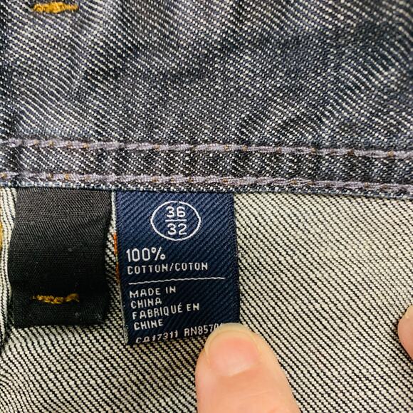 Buffalo Lengendary King Basic Jean  Sz 36 x 32 Whiskering Detailed Pockets - Picture 7 of 8